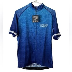 CYCOLOGY Incognito Men's Blue Jersey Performance Cycling Shirt size L